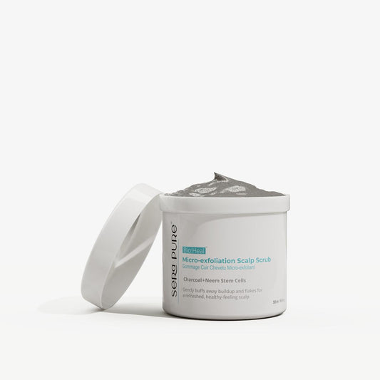 Serapure Microexfoliation Scalp Scrub Charcoal + Neem Stem Cells (500ML)